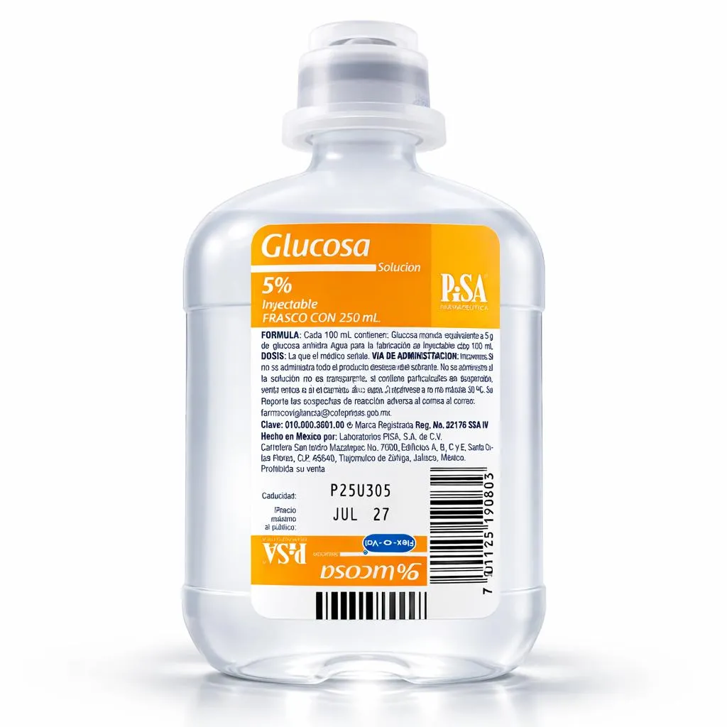 DX-5 GLUCOSA 5% 250 ML