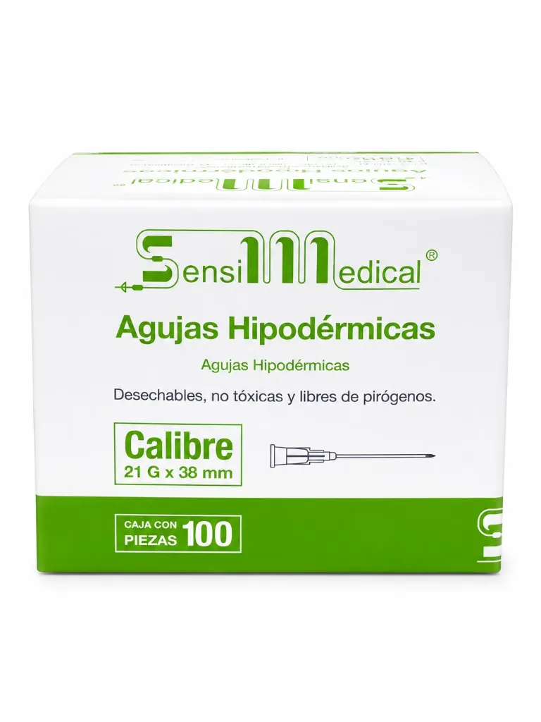 CAJA AGUJA 21 G X 1 1/2 SENSIMEDICAL