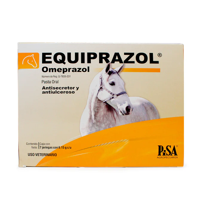 EQUIPRAZOL OMEPRAZOL CAJA CON 7 JERINGAS 6.15 G