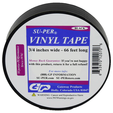 VINIL TAPE NEGRO