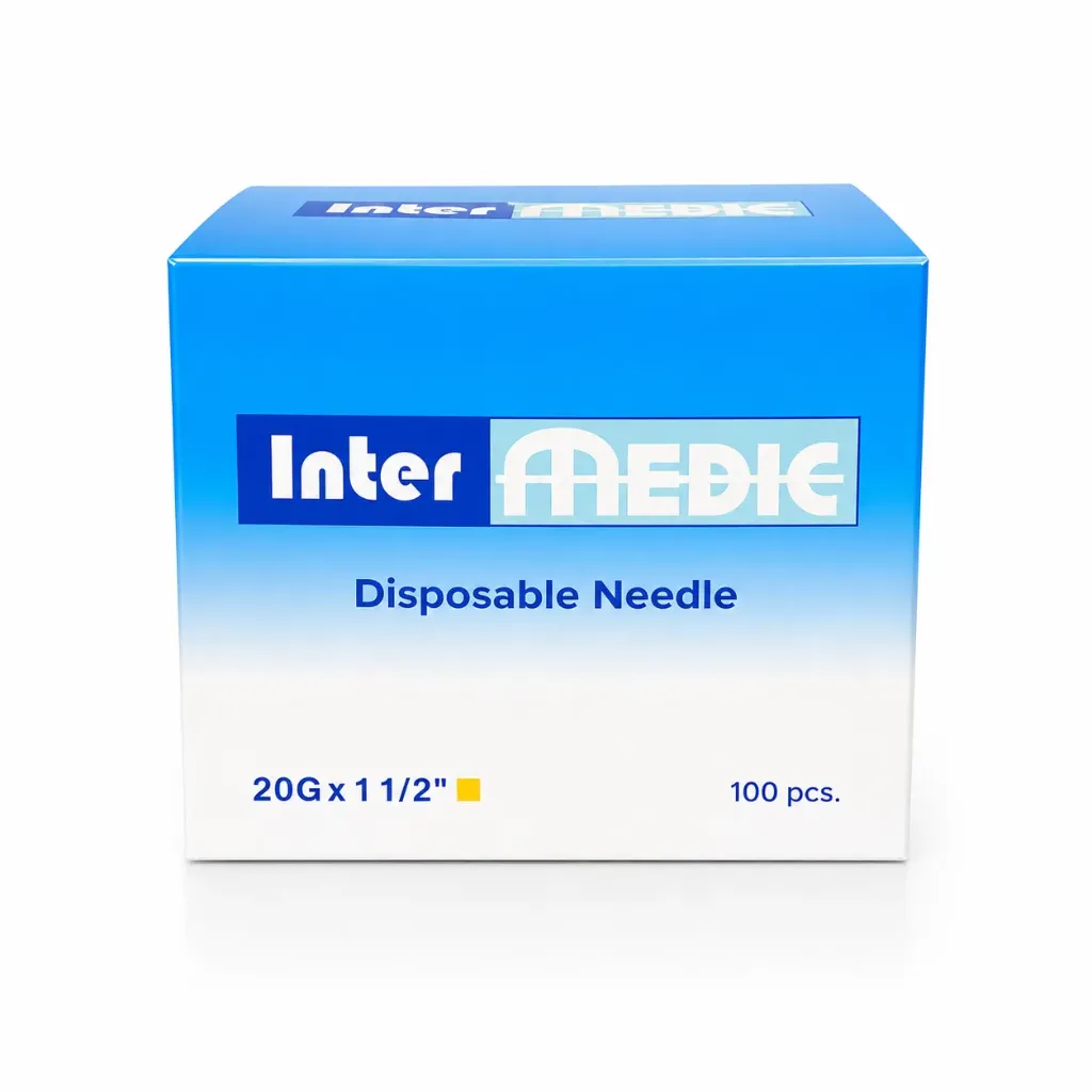 CAJA AGUJA 20 G X 1 1/2 INTERMEDIC